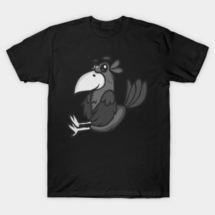 Raven bird crow jackdaw jay hooded crow cute T-Shirt